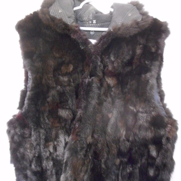 Andrew Marc Jackets & Blazers - Andrew Marc New Zealand Opossum Black fur vest